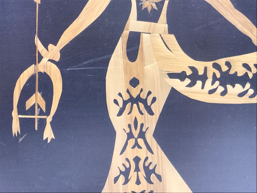 Asian Wooden Collage Artwork 17' X 13' [Photo 11]