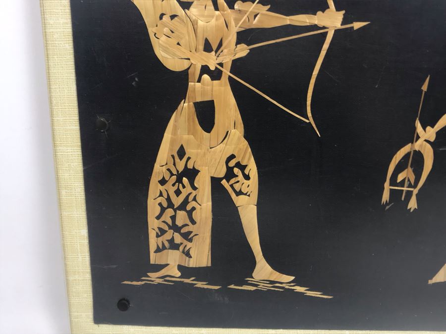 Asian Wooden Collage Artwork 17' X 13' [Photo 5]