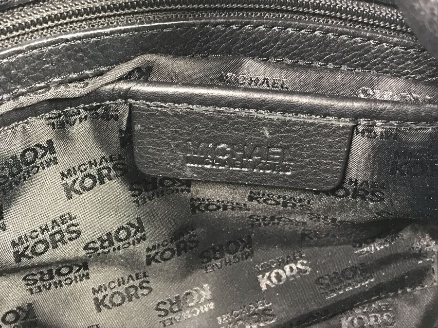Michael Kors Black Leather Handbag [Photo 7]
