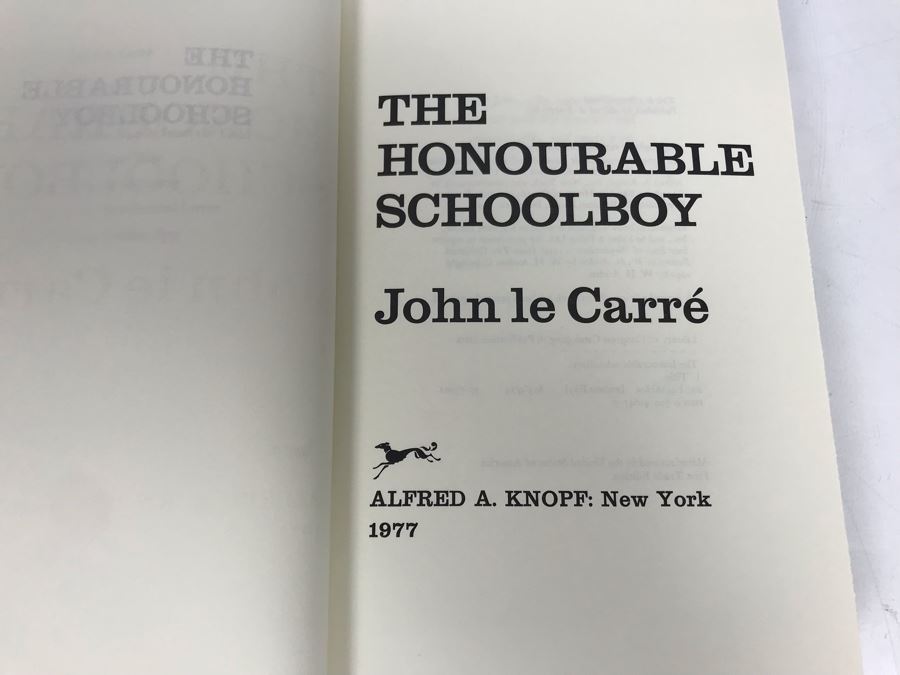 1974 Tinker, Tailor, Soldier, Spy By John Le Carre Hardcover Book Second Printing Before Publication (Second Printing) And The Honourable Schoolboy 1977 First Trade Edition [Photo 6]