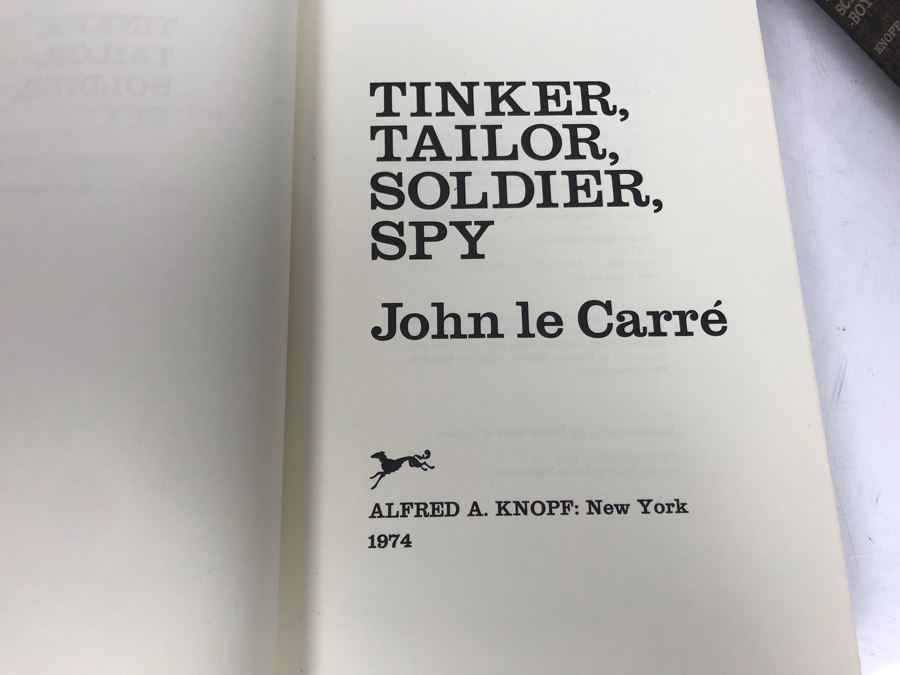 1974 Tinker, Tailor, Soldier, Spy By John Le Carre Hardcover Book Second Printing Before Publication (Second Printing) And The Honourable Schoolboy 1977 First Trade Edition [Photo 3]