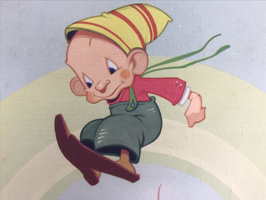 Vintage 1938 Jack Be Nimble Vernon Grant Nursery Rhyme Print 13' X 16' [Photo 4]