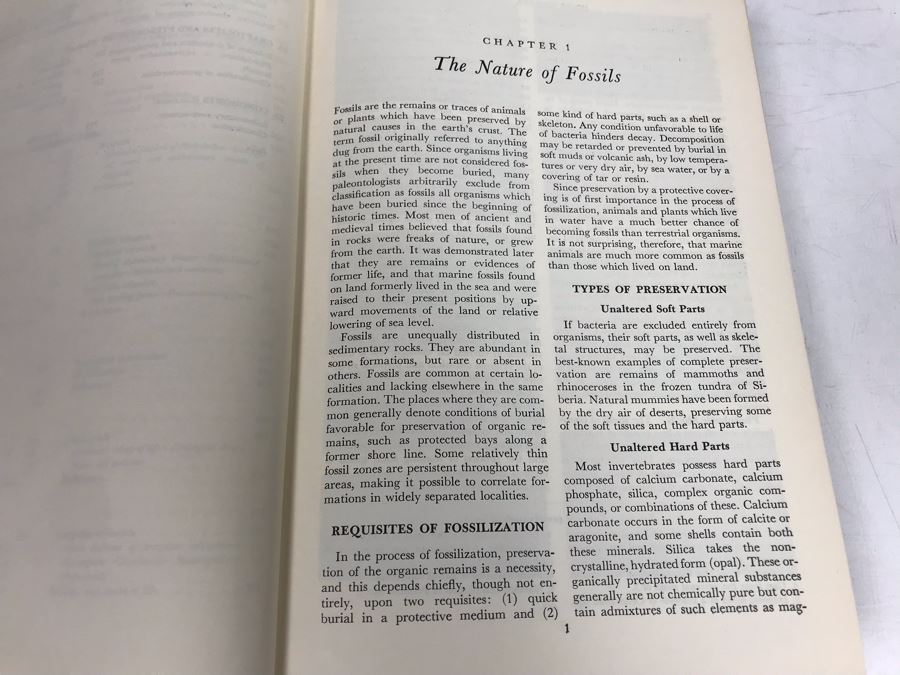 1st Edition 1952 Invertebrate Fossils Hardcover Book With Illustrations McGraw-Hill Book Company 51-12632 [Photo 7]