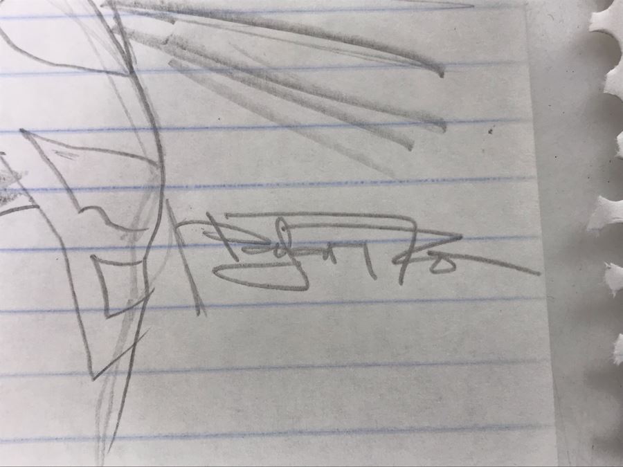 Collection Of (6) Vintage 1999 Comic Books Illustrations And Signatures Including Mark McKenna, Ron Randall, Alan Davis, Jim Calafiore And More [Photo 12]