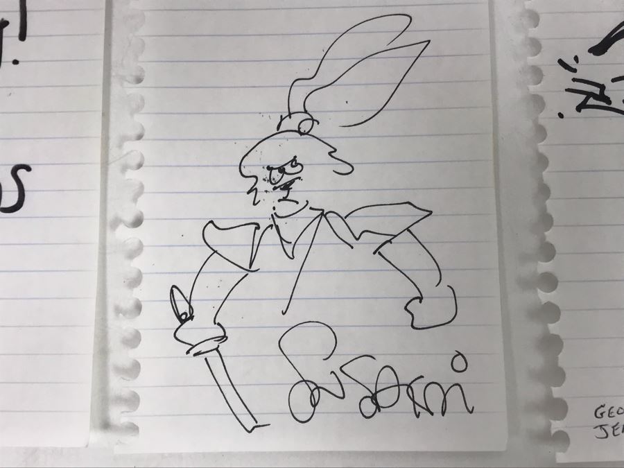 Collection Of (5) Vintage 1999 Comic Books Illustrations And Signatures Including Stan Sakai (Usagi Yojimbo), Bob Harras, Georges Jeanty (Bishop), Olivia De Berardinis Artist And Joe Harris (Bishop) [Photo 3]