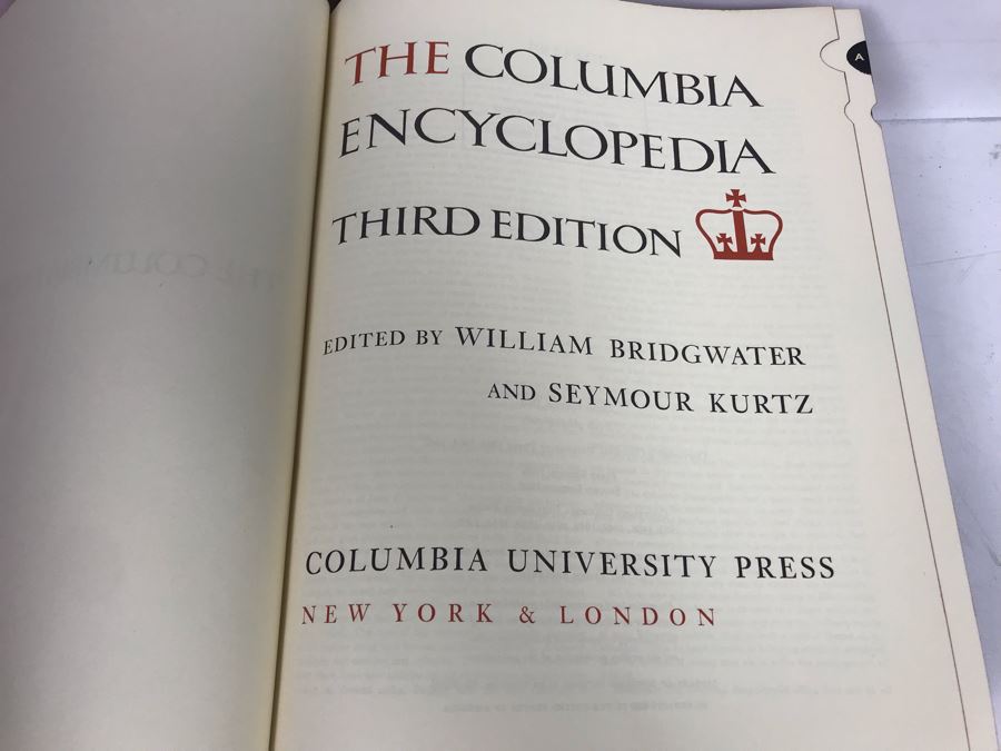 The Columbia Encyclopedia Dictionary With Illustrations Third Edition [Photo 5]