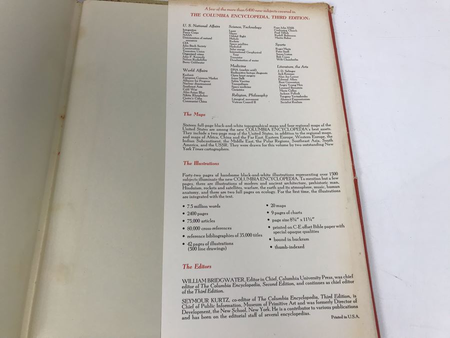 The Columbia Encyclopedia Dictionary With Illustrations Third Edition [Photo 9]