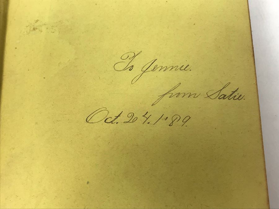Antique Hardcover Book Voices Of The Night Ballads And Other Poems By Henry Wadsworth Longfellow New York: Hurst & Co., Publishers Arlington Edition [Photo 4]