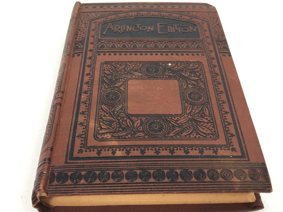 Antique Hardcover Book Voices Of The Night Ballads And Other Poems By Henry Wadsworth Longfellow New York: Hurst & Co., Publishers Arlington Edition [Photo 3]