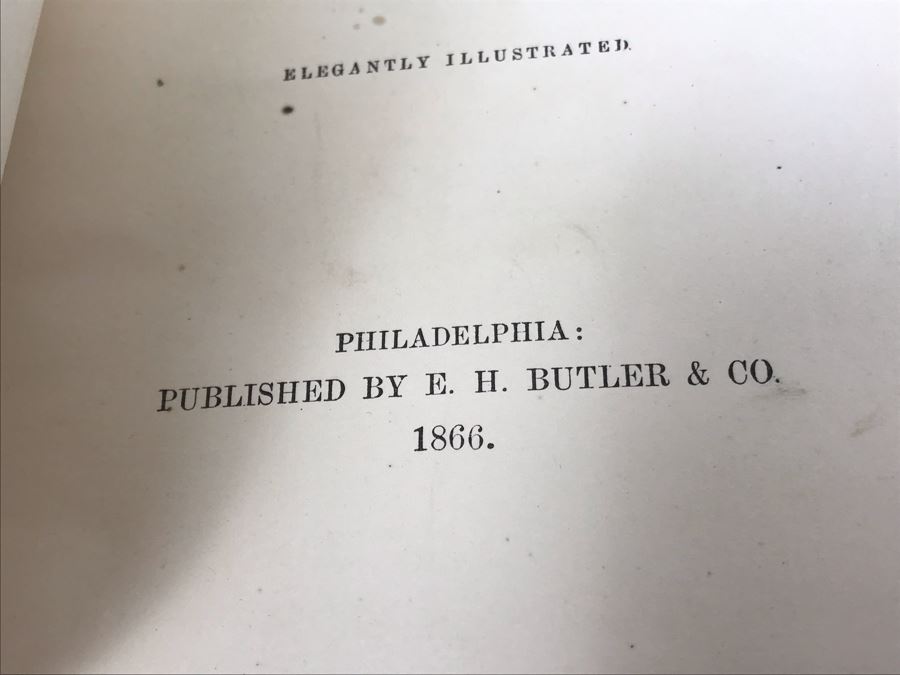 Antique 1866 Hardcover Book The Poetical Works Of Charles Lamb Elegantly Illustrated [Photo 10]