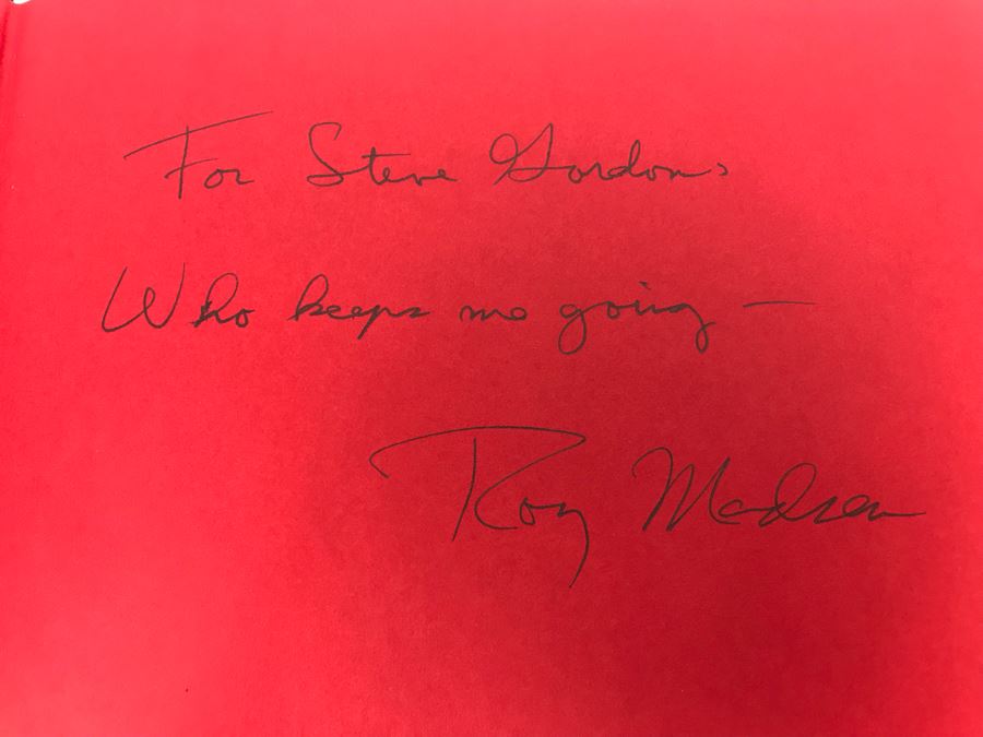 Signed Copy Of Working Cinema Learning From The Masters Hardcover Book By Roy Paul Madsen [Photo 3]