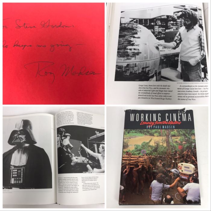 Signed Copy Of Working Cinema Learning From The Masters Hardcover Book By Roy Paul Madsen [Photo 1]