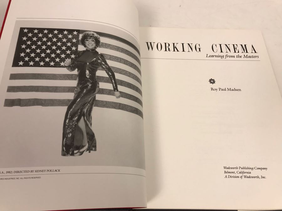 Signed Copy Of Working Cinema Learning From The Masters Hardcover Book By Roy Paul Madsen [Photo 5]
