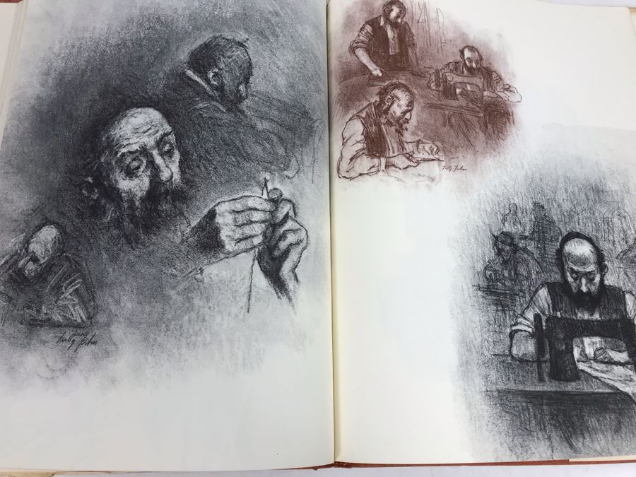 First Edition Hardcover Book Tully Filmus Selected Drawings With An Essay By Issac Bashevis Singer [Photo 8]