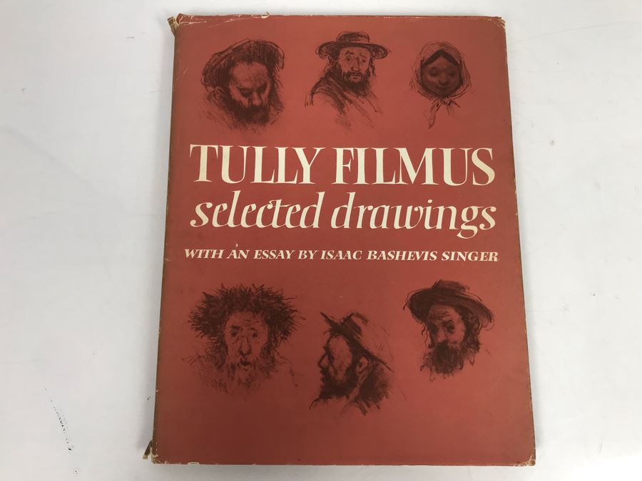 First Edition Hardcover Book Tully Filmus Selected Drawings With An Essay By Issac Bashevis Singer [Photo 1]