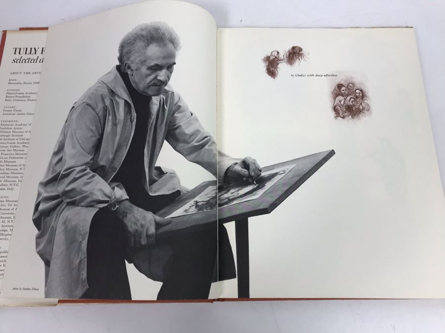 First Edition Hardcover Book Tully Filmus Selected Drawings With An Essay By Issac Bashevis Singer [Photo 3]