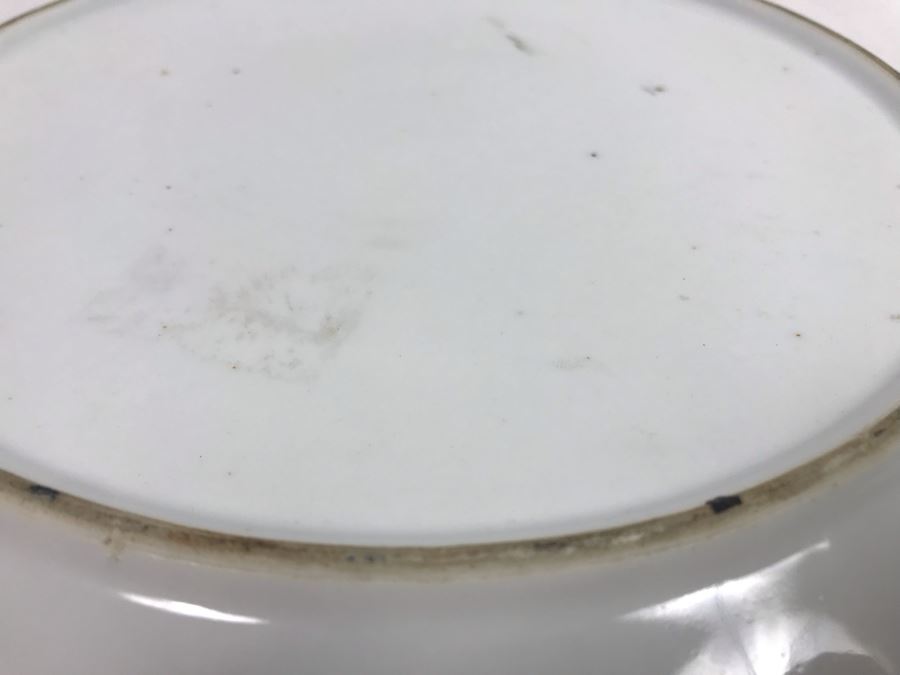 Old Chinese Hand Painted Porcelain Plate 13'R [Photo 14]