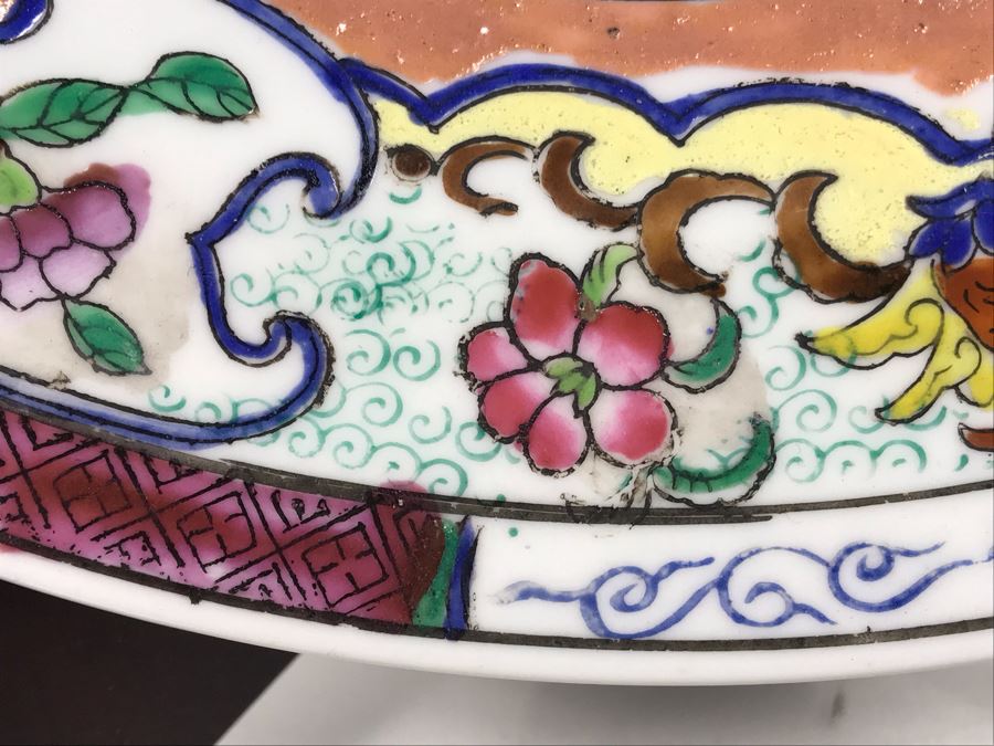 Signed Handpainted Chinese Plate 9.5'W [Photo 10]