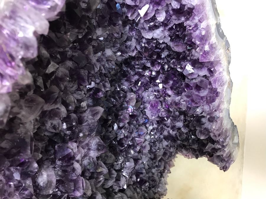 Stunning Large Amethyst Geode 19.5'H With Acrylic Clear Stand Retails $1,500 [Photo 15]
