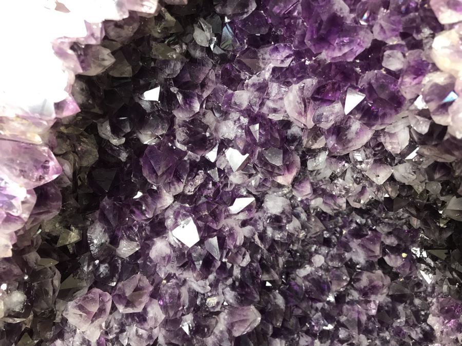 Stunning Large Amethyst Geode 19.5'H With Acrylic Clear Stand Retails $1,500 [Photo 8]