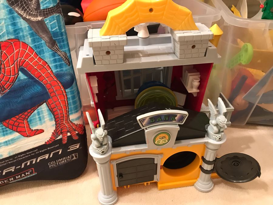 Various Toys, Board Games, World Globe, Toy Lot See Photos