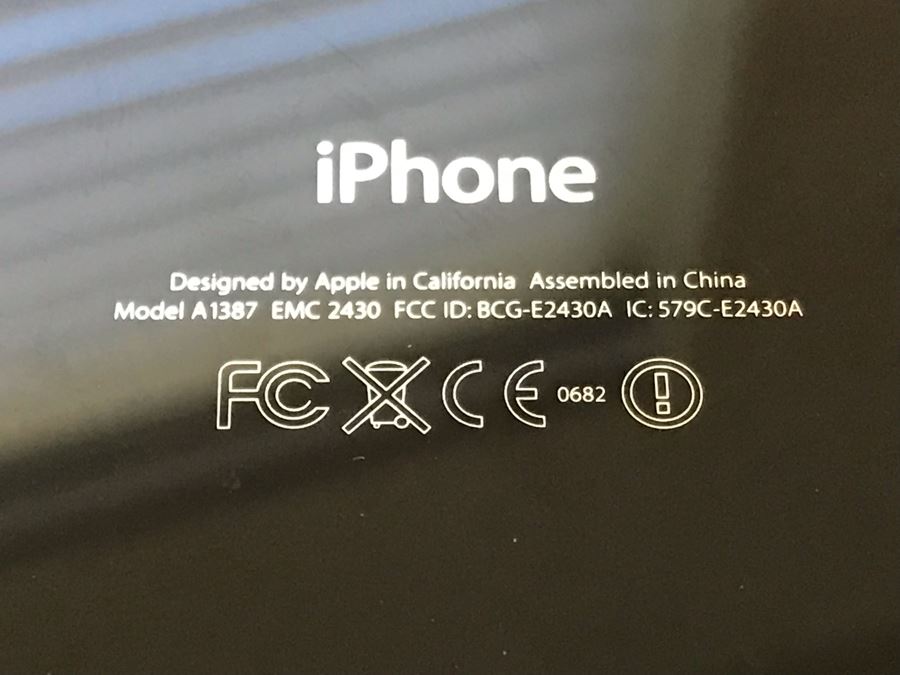 Vintage IPhone Model A1387 [Photo 5]