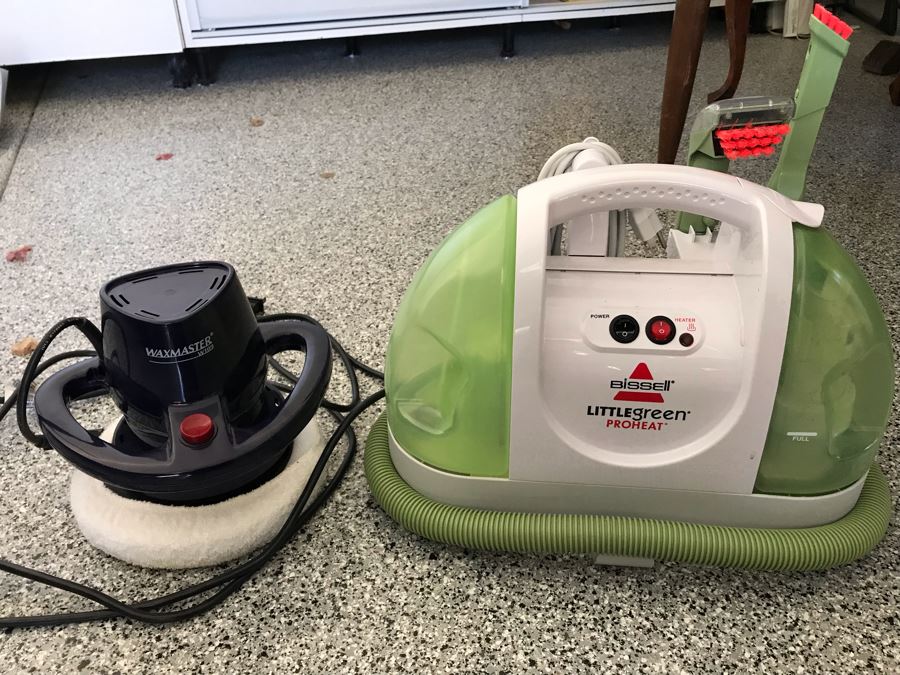 Bissell Little Green Proheat Portable Carpet And Upholstery Cleaner And Waxmaster W109
