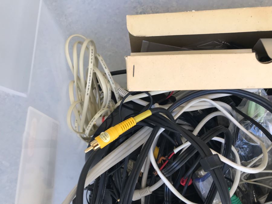 Various Electronics And Cables Including Portable DVD Player, Wireless Speakers, Voice Cassette Recorder - See Photos [Photo 7]