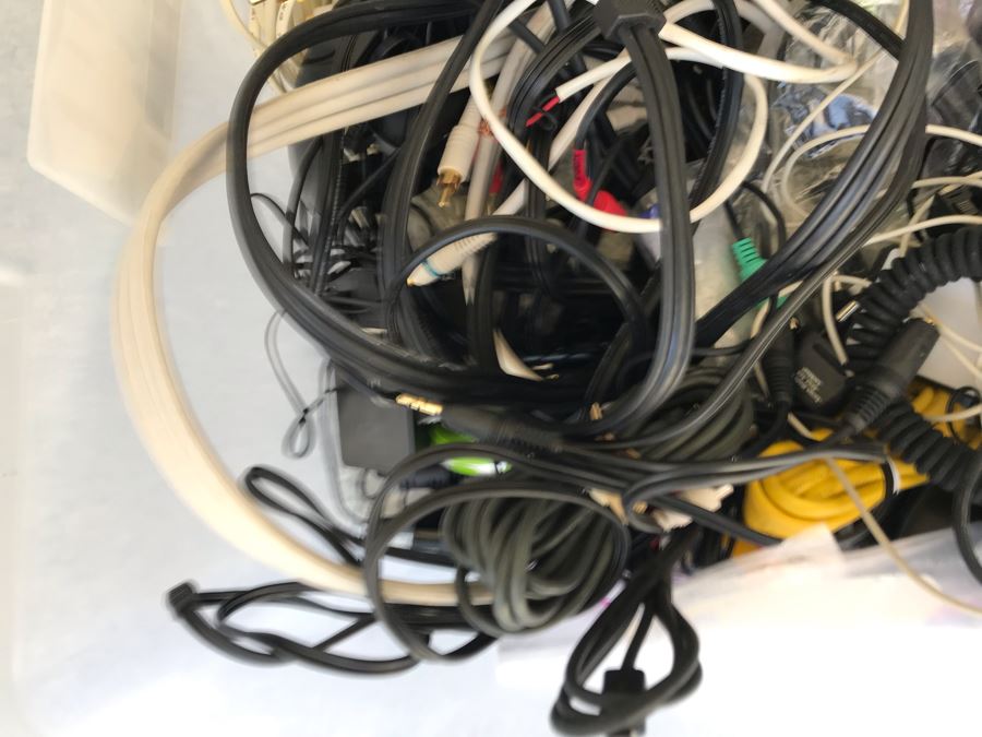 Various Electronics And Cables Including Portable DVD Player, Wireless Speakers, Voice Cassette Recorder - See Photos [Photo 8]