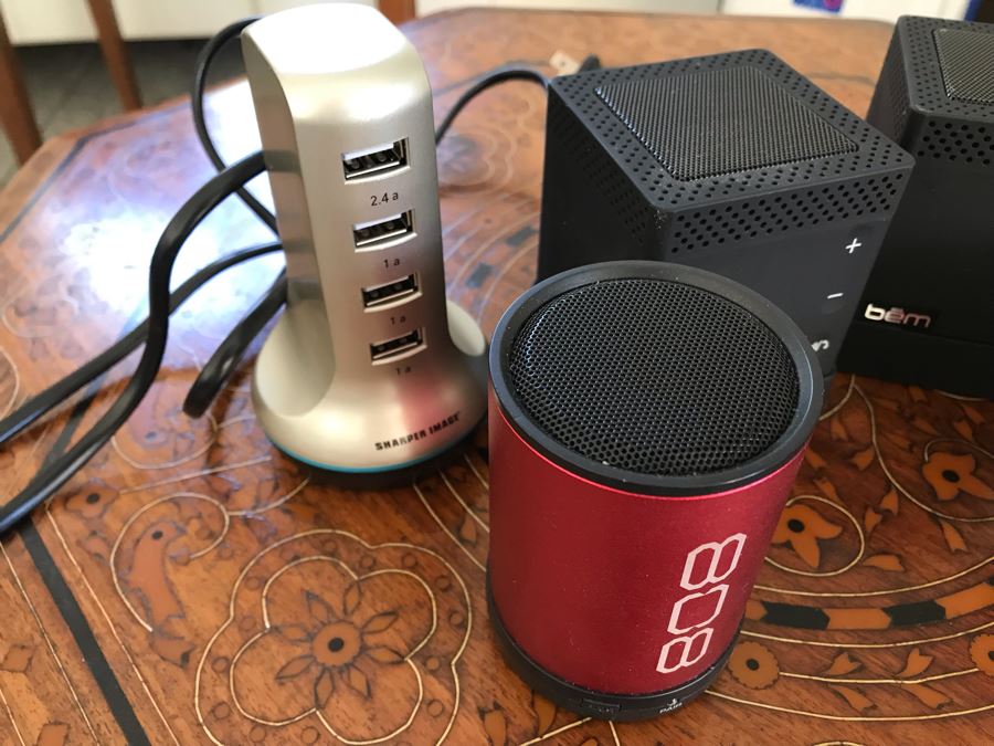 Various Electronics And Cables Including Portable DVD Player, Wireless