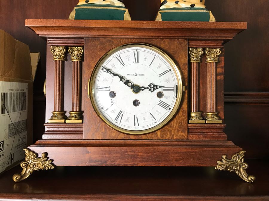 Howard Miller Mantle Clock - It's Been Factory Electrified But Have Mechanical Clock Components To Convert Back