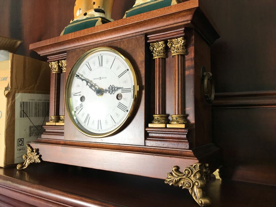 Howard Miller Mantle Clock - It's Been Factory Electrified But Have Mechanical Clock Components To Convert Back [Photo 4]