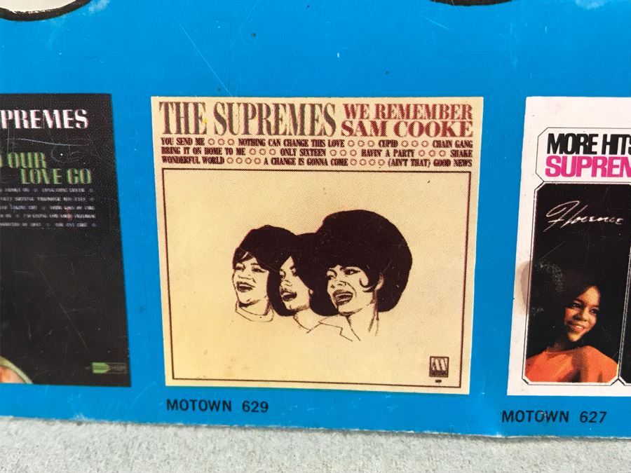 SIGNED The Supremes Table Promotional Card From Debut Engagement At Prestigious Copacabana Nightclub In New York City Signed By Dianna Ross, Florence Ballard And Mary Wilson - Client Attended Event (Cards Were On Each Table) [Photo 10]