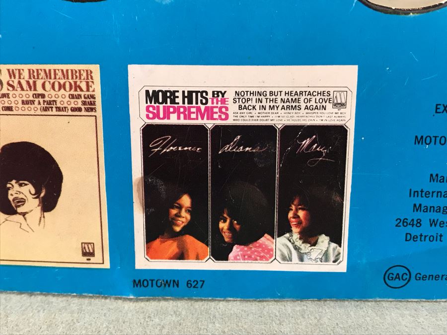 SIGNED The Supremes Table Promotional Card From Debut Engagement At Prestigious Copacabana Nightclub In New York City Signed By Dianna Ross, Florence Ballard And Mary Wilson - Client Attended Event (Cards Were On Each Table) [Photo 9]
