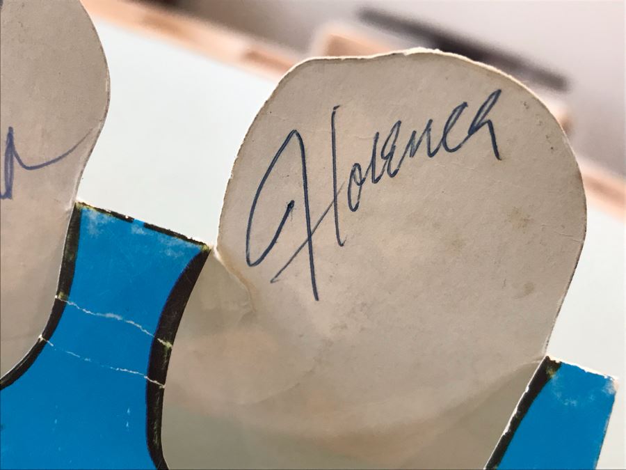 SIGNED The Supremes Table Promotional Card From Debut Engagement At Prestigious Copacabana Nightclub In New York City Signed By Dianna Ross, Florence Ballard And Mary Wilson - Client Attended Event (Cards Were On Each Table) [Photo 14]