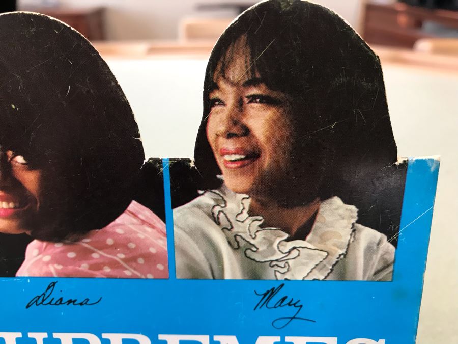 SIGNED The Supremes Table Promotional Card From Debut Engagement At Prestigious Copacabana Nightclub In New York City Signed By Dianna Ross, Florence Ballard And Mary Wilson - Client Attended Event (Cards Were On Each Table) [Photo 7]