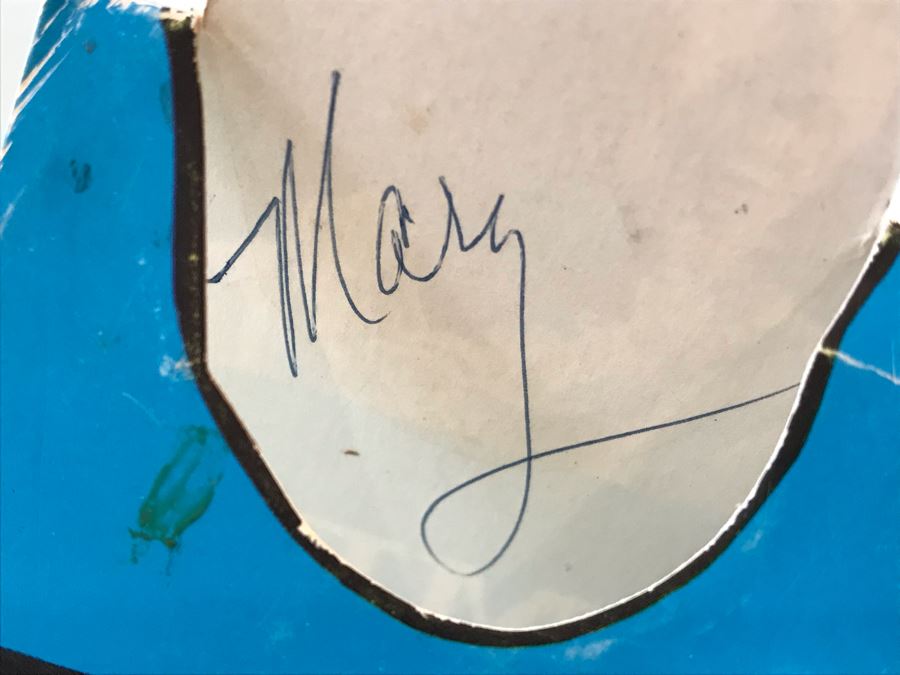 SIGNED The Supremes Table Promotional Card From Debut Engagement At Prestigious Copacabana Nightclub In New York City Signed By Dianna Ross, Florence Ballard And Mary Wilson - Client Attended Event (Cards Were On Each Table) [Photo 12]