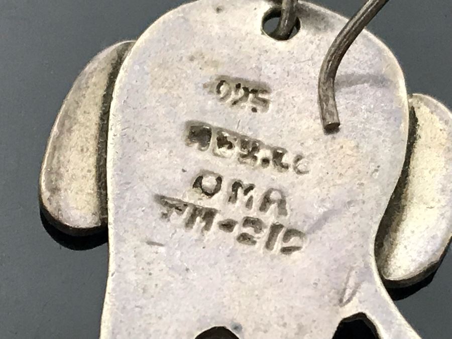 Sterling Silver Jewelry Lot: Pair Of Earrings, Bracelet, Stunning Pendant And Necklace 79g Total Weight [Photo 14]