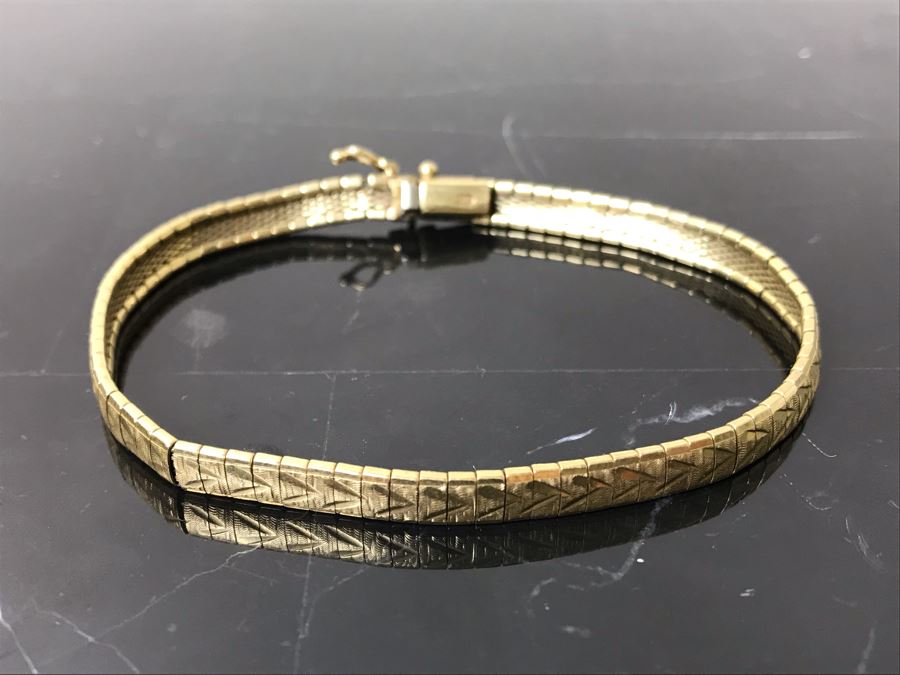 14K Gold Ladies Bracelet 13g $310MW [Photo 4]