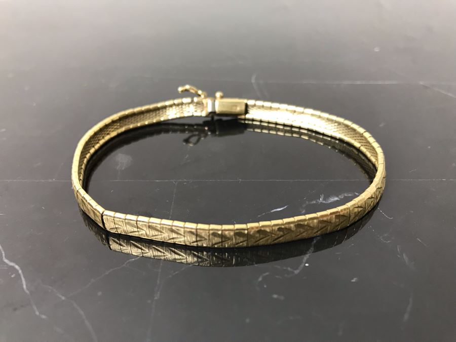 14K Gold Ladies Bracelet 13g $310MW [Photo 3]