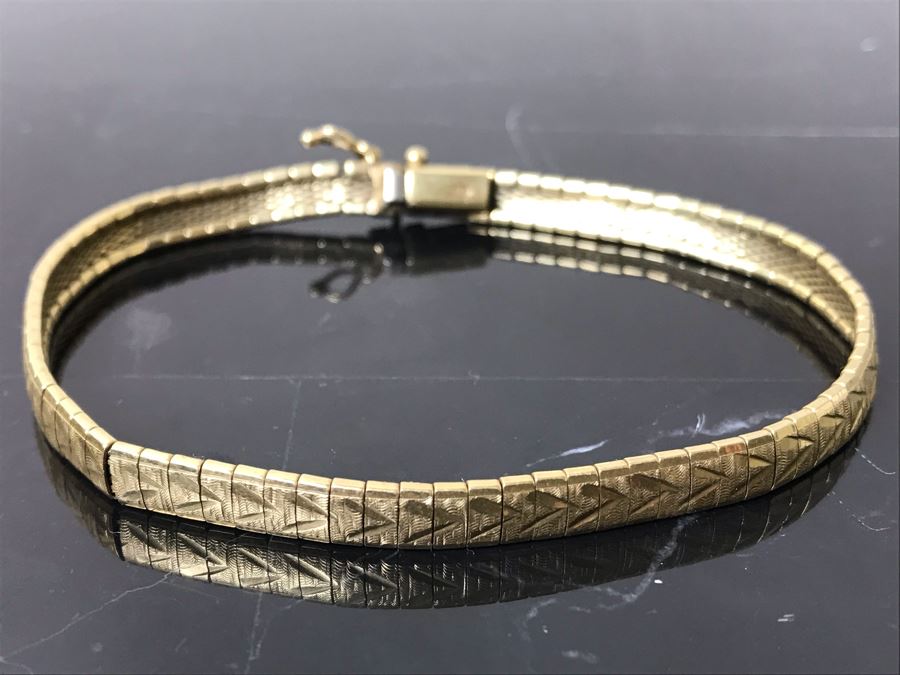 14K Gold Ladies Bracelet 13g $310MW [Photo 1]