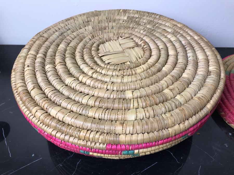 Snake Charmer Hand Woven Basket Boho 5'H X 15'W [Photo 11]