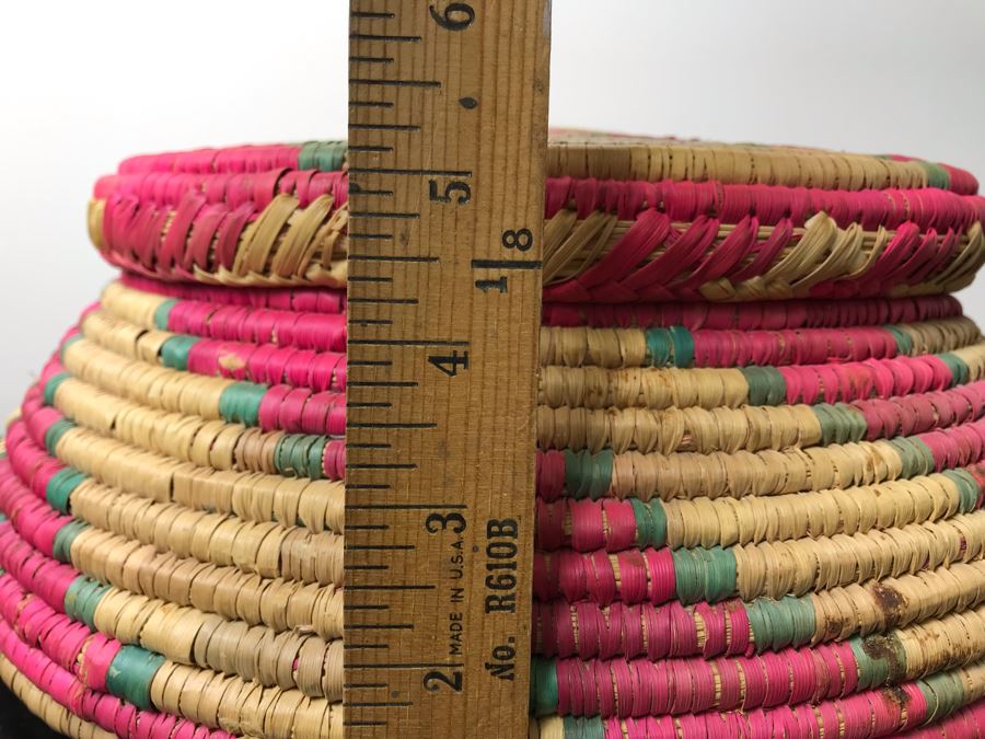 Snake Charmer Hand Woven Basket Boho 5'H X 15'W [Photo 13]