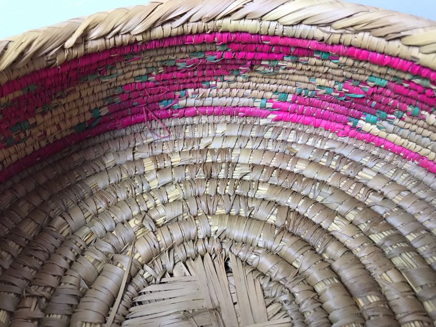 Snake Charmer Hand Woven Basket Boho 5'H X 15'W [Photo 9]