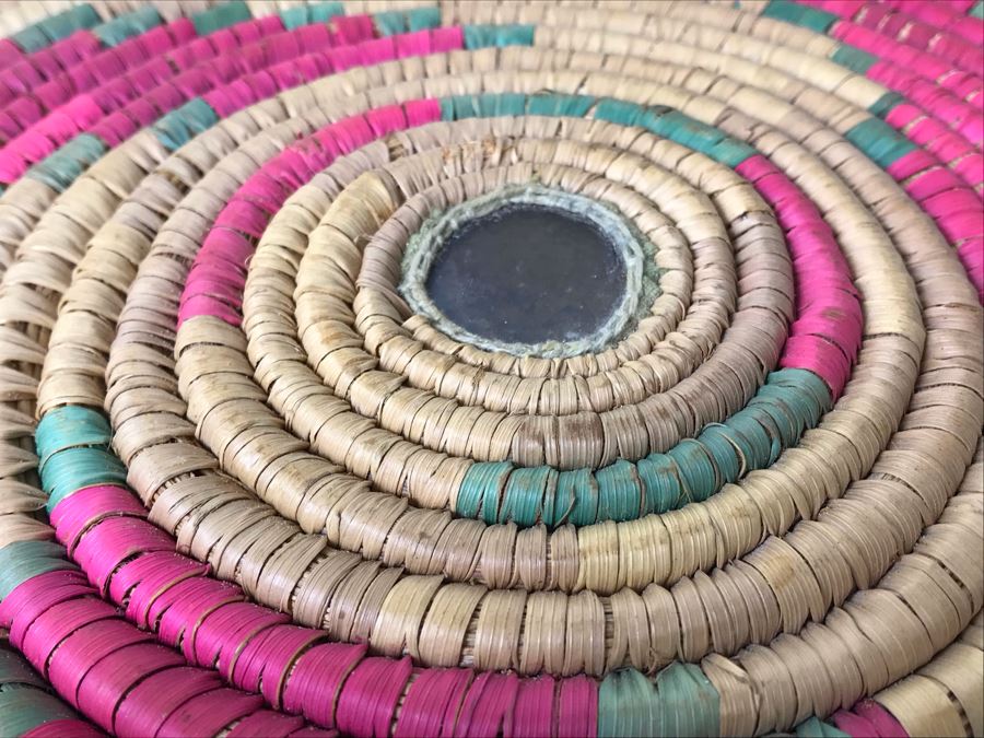 Snake Charmer Hand Woven Basket Boho 5'H X 15'W [Photo 6]