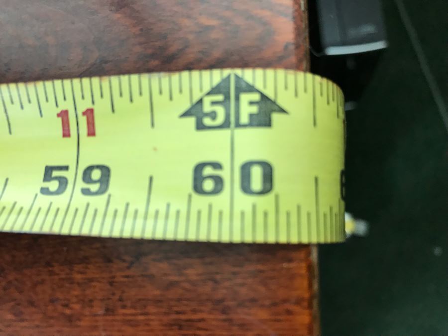 Stanley Wooden Knee Hole Desk With Built-In Power Cord Switch 60'W X 30'D X 30.5'H [Photo 16]