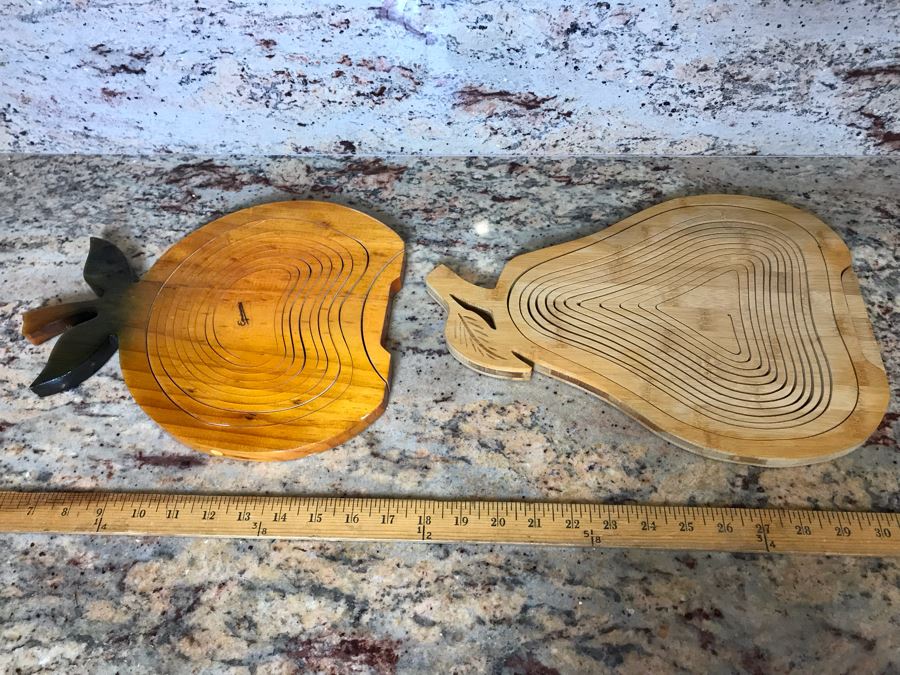 Pair Of Accordion Trivet Transforming Stand Bowls [Photo 6]