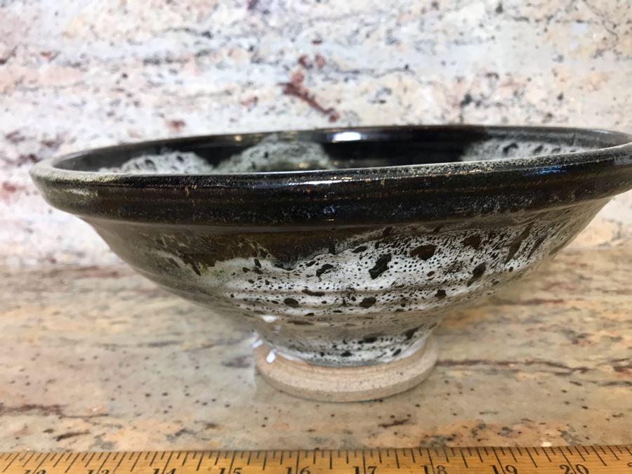 Signed Art Pottery Bowl Signed Wylie 11'W X 4.5'H [Photo 4]