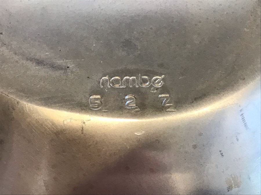 Vintage Nambe 527 Tri-Corner Bowl 9'W X 4.5'H [Photo 6]