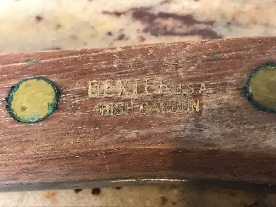 Heavy Duty Vintage Dexter Meat Cleaver Butchers Knife 14'L [Photo 5]